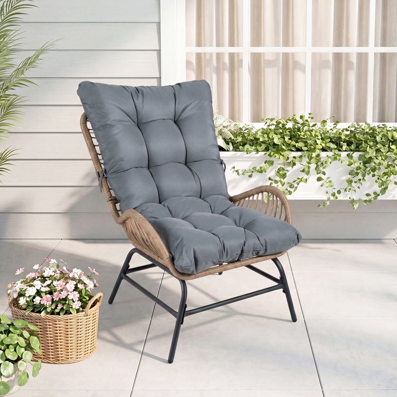 Upholstered Accent Chair, Grey
