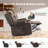 Latitude Run® Swivel Rocker Recliner Chair with Massage and Heat-1607957631
