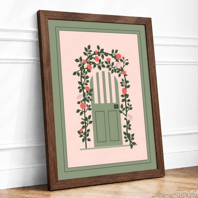 Doorway Botanical - Print, Walnut, A4 - 29.7 x 21.0 cm