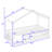 Hayti Wooden Platform Bed with Fence and Slats-1870990447-1870990441