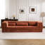 Lit de sol convertible Mahjong orange à compression, 3 places, en polaire circulaire, conception modulaire à monter soi-même, mousse à mémoire de forme haute densité, tissu polaire, aucun assemblage requis, sectionnel sans armature, rembourrage.-522463464