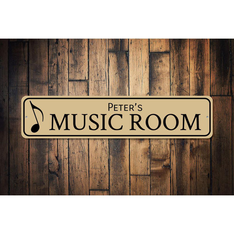 Plaque en aluminium personnalisée, H 6 po x l 24 po x P 0,063 po