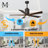 Patricia 60'' Ceiling Fan with LED Lights-257734837-257722798