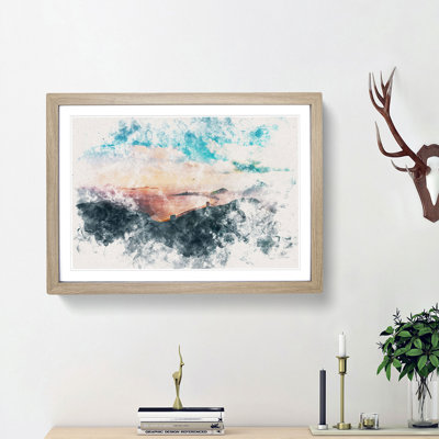 Copacabana Beach in Rio de Janeiro 1 Piece Single Picture Frame Painting on MDF