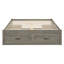 Lit plateforme double avec 6 tiroirs de rangement-398328094