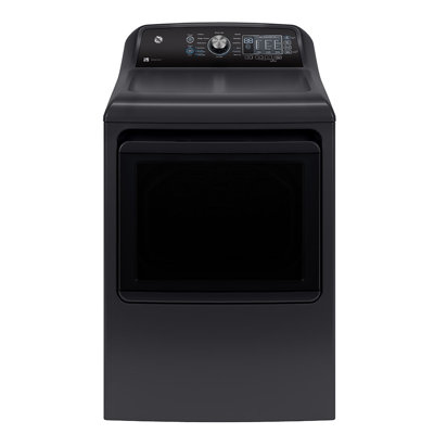 Ge 7.4 Cu.ft. Top Load Electric Dryer With Sanifresh Cycle Diamond Grey - Gtd69ebptdg