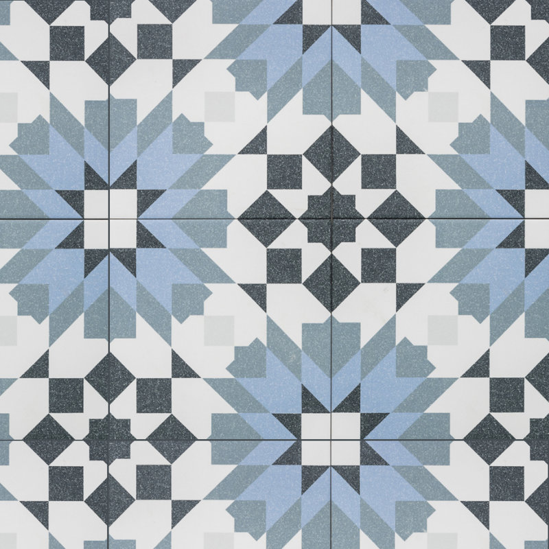 Garden Peony 8" x 8" Porcelain Patterned Wall & Floor Tile