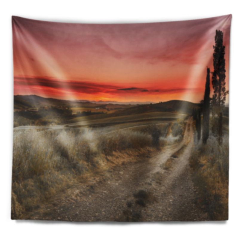 Polyester Tapestry, 50" H x 60" W