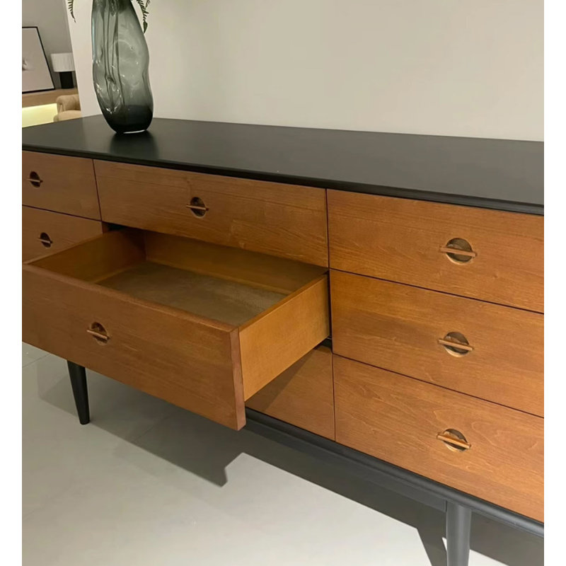 Commode d'appoint de luxe rétro grande capacité