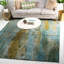 Tapis turquoise tissé à la machine Rizer-1213342853