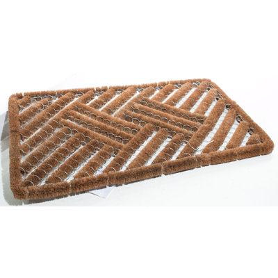Alyna Non-Slip Geometric Outdoor Doormat