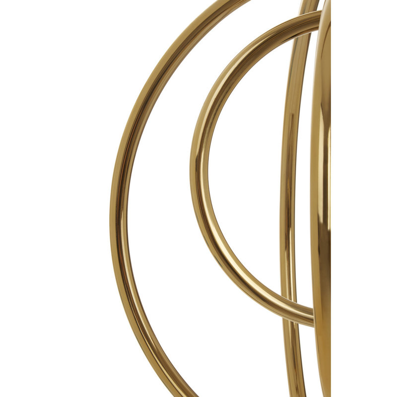 Bovina 1 - Light Gold Geometric Pendant
