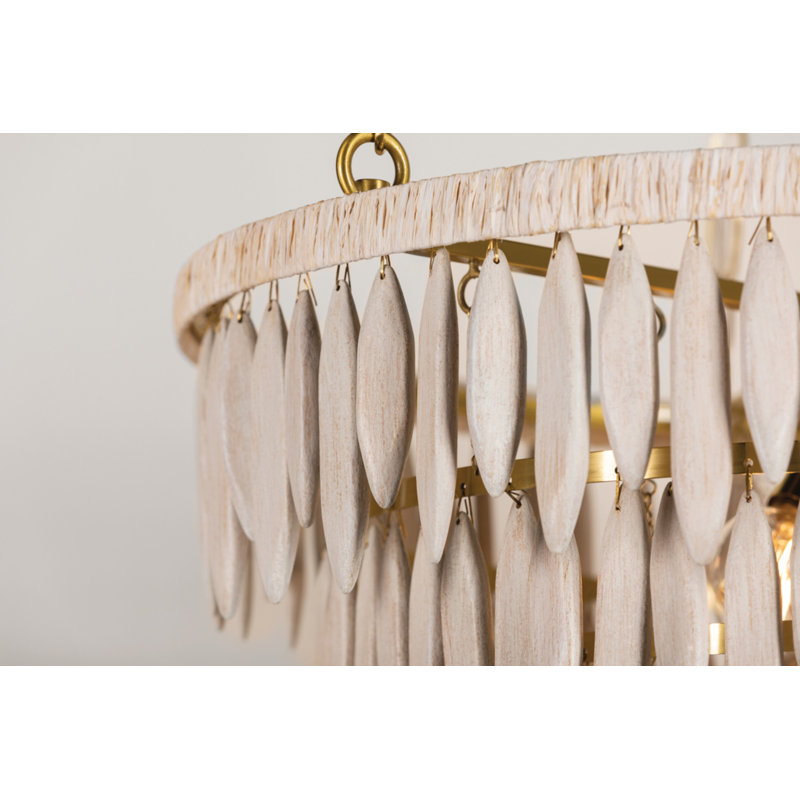Tiffany 24" 4-Light Woven Chandelier