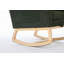 Chaise berçante avec pieds en bois massif-2099611026