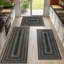 Tapis de cuisine lavable à la machine avec envers antidérapant (ensemble de 3)-1401933915