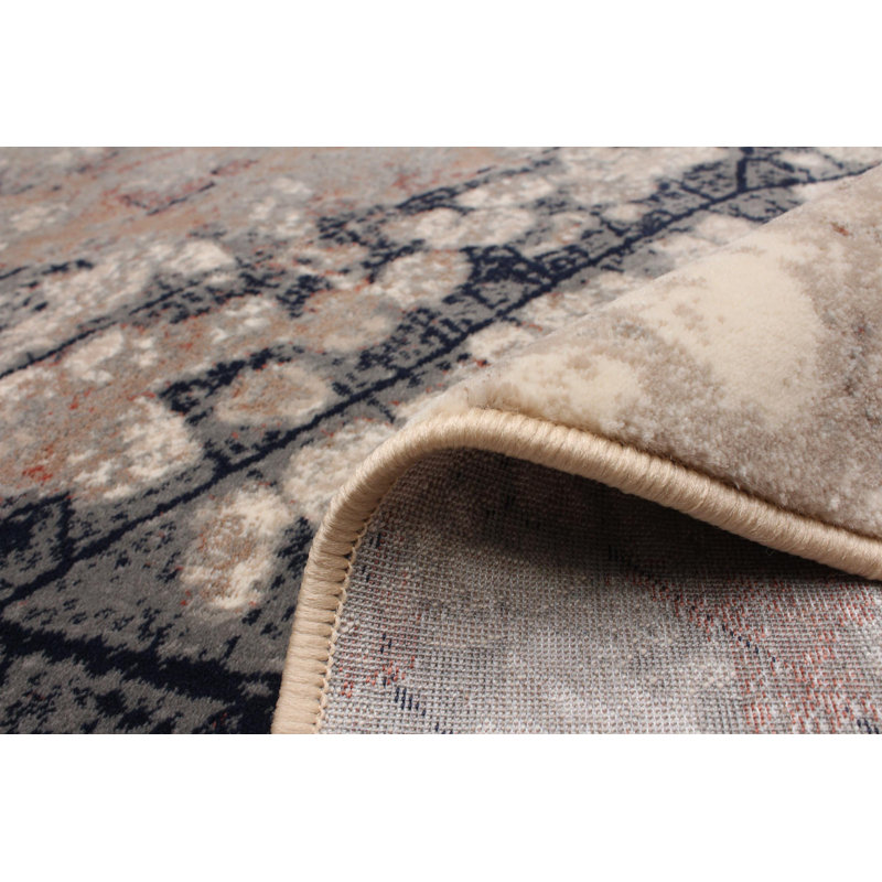 Tapis beige / brun Jaronimas, Rectangle 7 pi 10 po x 10 pi