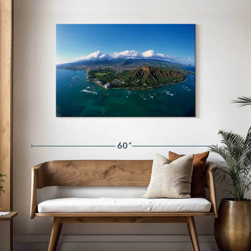 Tête de diamant Nicci Honolulu, H 30 po x l 45 po