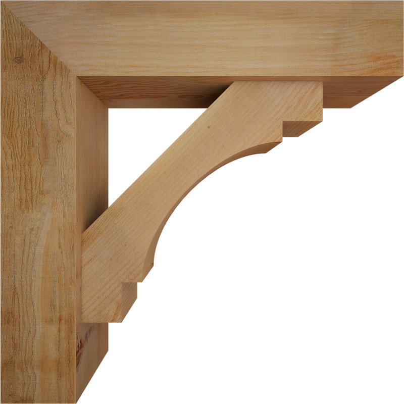 Support Merced Block avec support décalé, 32 x 32, Sapin Douglas de l 8 po (scié brut)