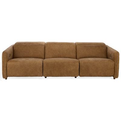 Ardith Elowen 107" Genuine Leather Reclining Sofa