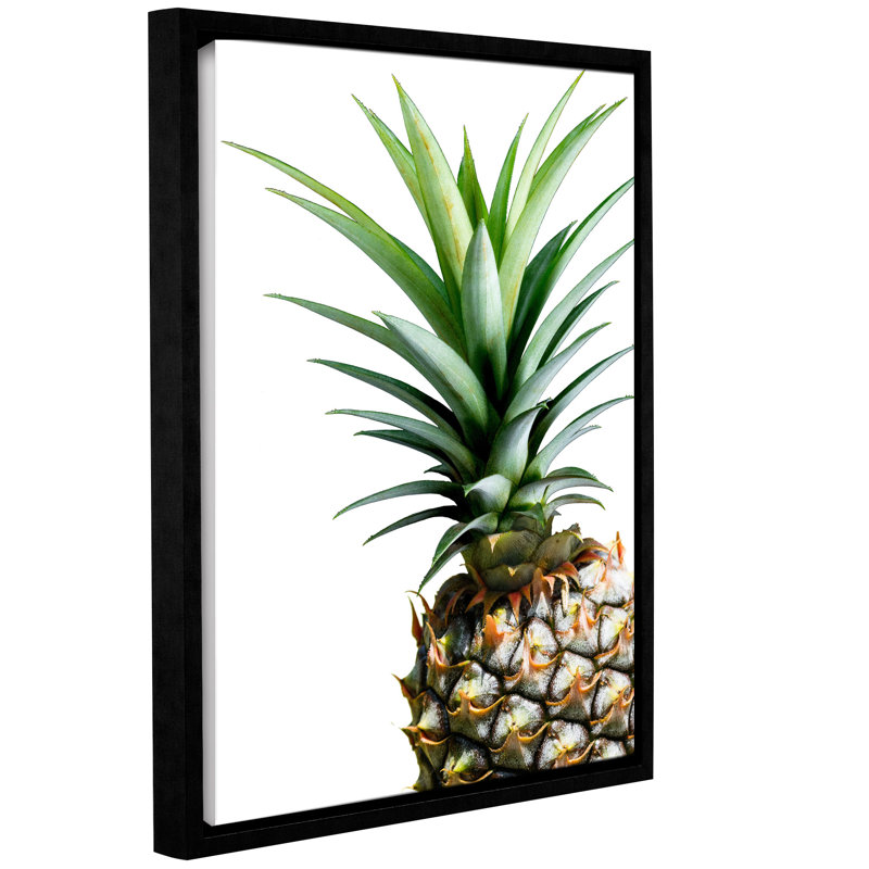 « ananas color », reproduction d’impression sur toile encadrée, H 10 po x l 8 po x P 2 po