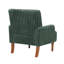 Fauteuil rembourré confortable en velours côtelé-407090685