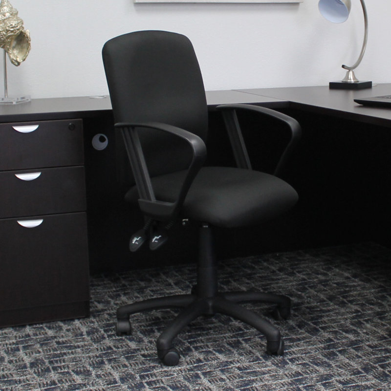 Boss Office Products Task Chair, Loop Arms