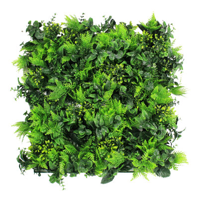 Artificial Grass Wall Panels, 12pcs 20"x20" Plant Wall Mats for Greenery Backdrop