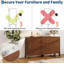 Commode moderne à 6 tiroirs pour chambre à coucher, meuble télé avec grands tiroirs, texture naturelle, angle incurvé pour la chambre