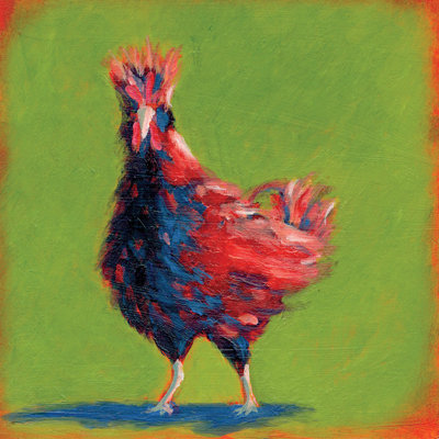 " Proud Red I " by Carol Young