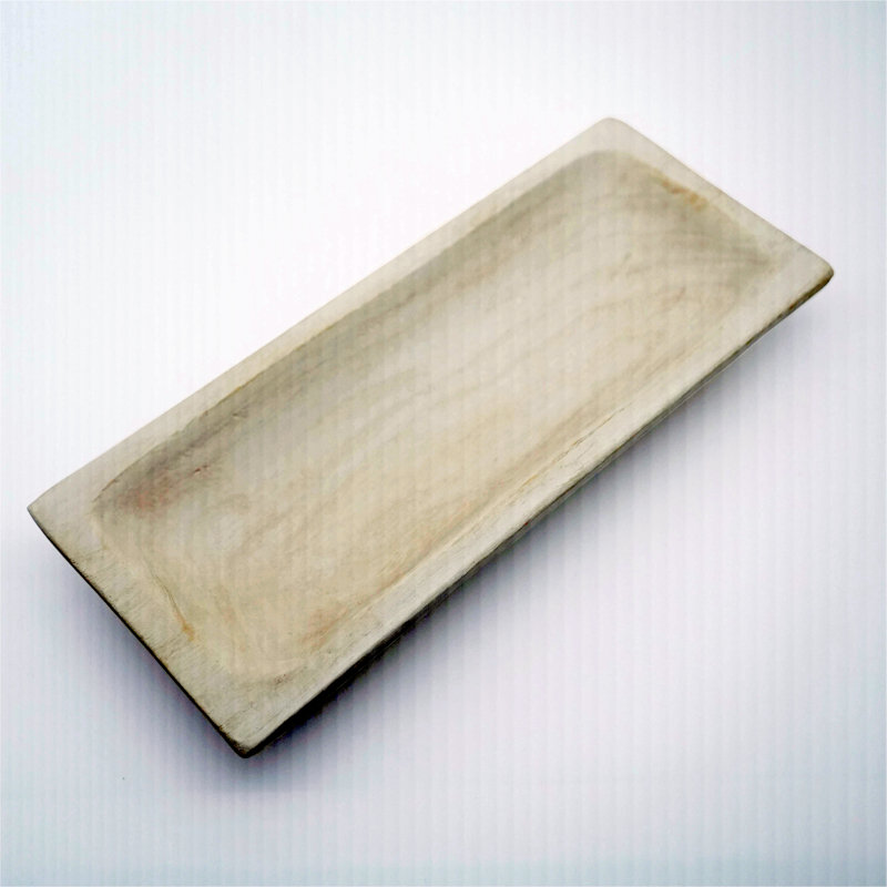 Assiette décorative en bois Bordas