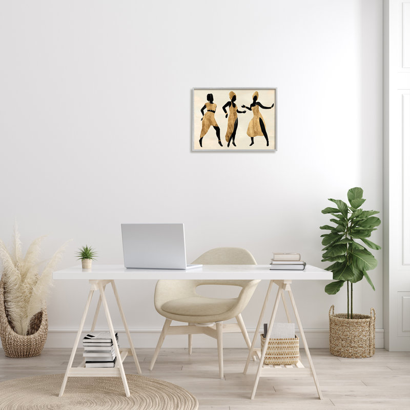 Powerful Women Dancing, H 16 po x l 20 po, Estampe numérique Farmhouse