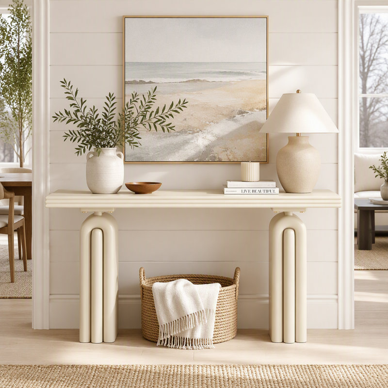 Console élégante et luxueuse, Beige, Beige, Beige