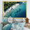 Vue aérienne de la plage relaxante II - art mural plage