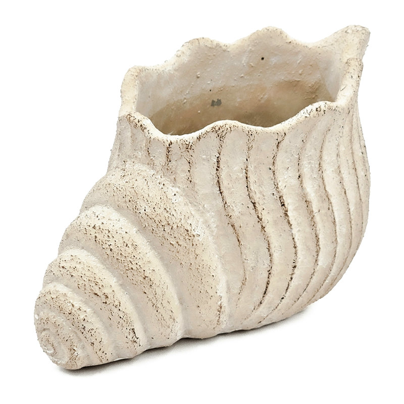 Pot à fleurs en sable et en ciment de 11,5 x 7 x 7 pouces Vytautas pour ajouter une touche rustique avec des plantes grasses