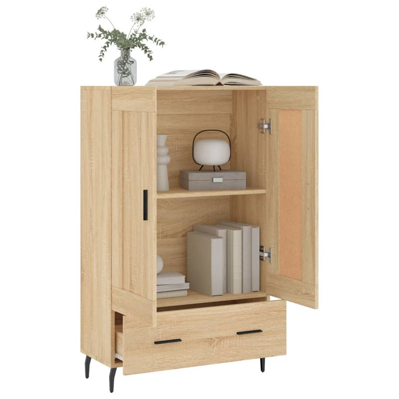 Manhold 69.5cm W 1 - Drawer Chest of Drawers, Sonoma Oak