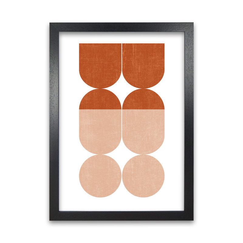 Abstract Art A - Print, Black Frame, 59cm H x 42cm W x 3cm D