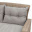 Canapé modulaire en osier avec repose-pieds et coussins 4 pièces U-style-670630967
