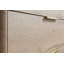 Meuble-lavabo de salle de bain 36 po Amara, armoire de rangement en contreplaqué ultra-mince à rebords courbés autoportants, 3 tiroirs, lavabo intégré en pierre frittée blanc de Carrare, pré-assemblé, couleur grain de bois de chêne clair-319324668-319324669