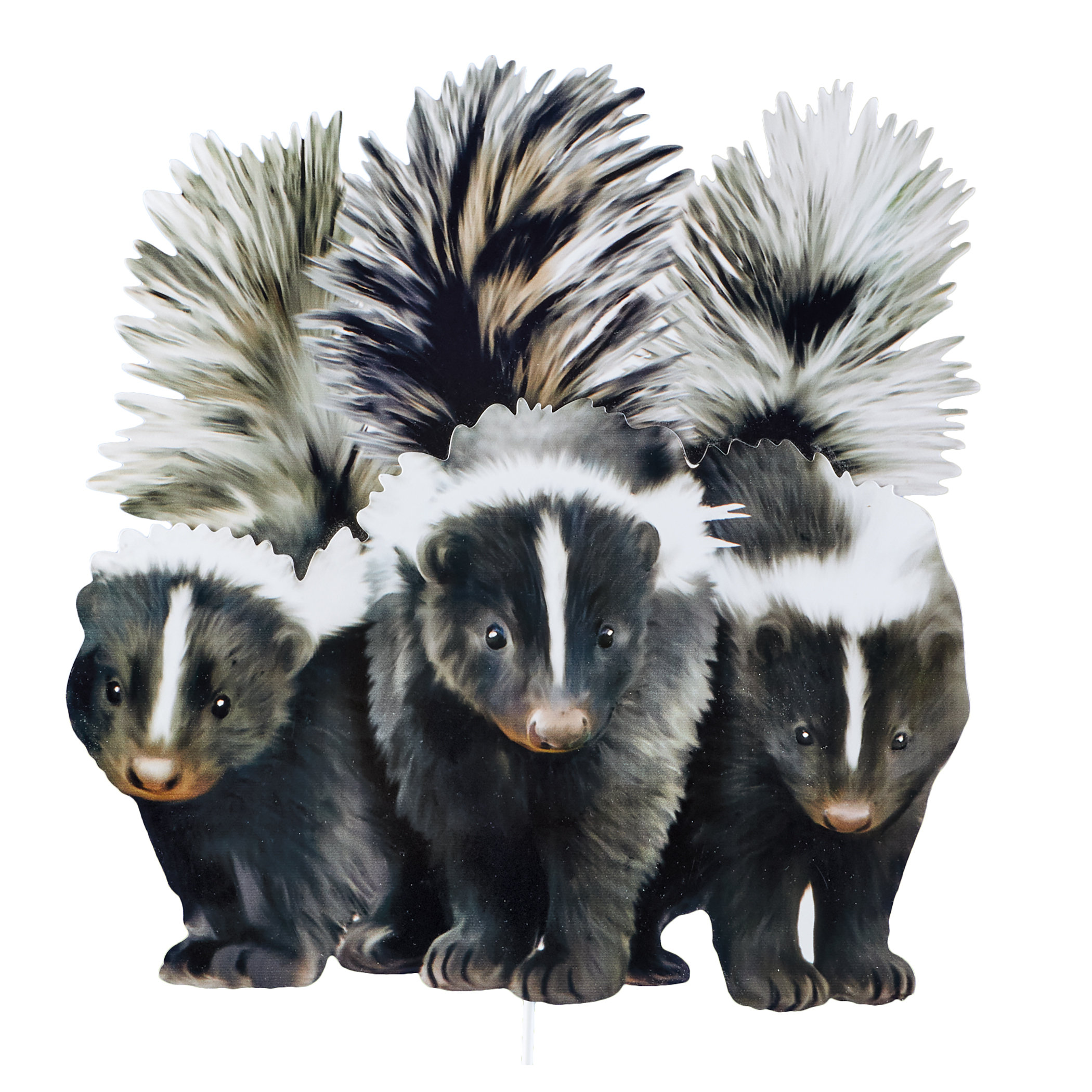 Arlmont & Co. Monay Skunks Garden Art | Wayfair