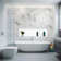 48"X13” Premium Stainless Steel White Cream Rectangular Recessed Shower Niche 18 Gauge