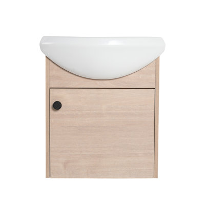 Meuble-lavabo simple avec comptoir Ballal 18