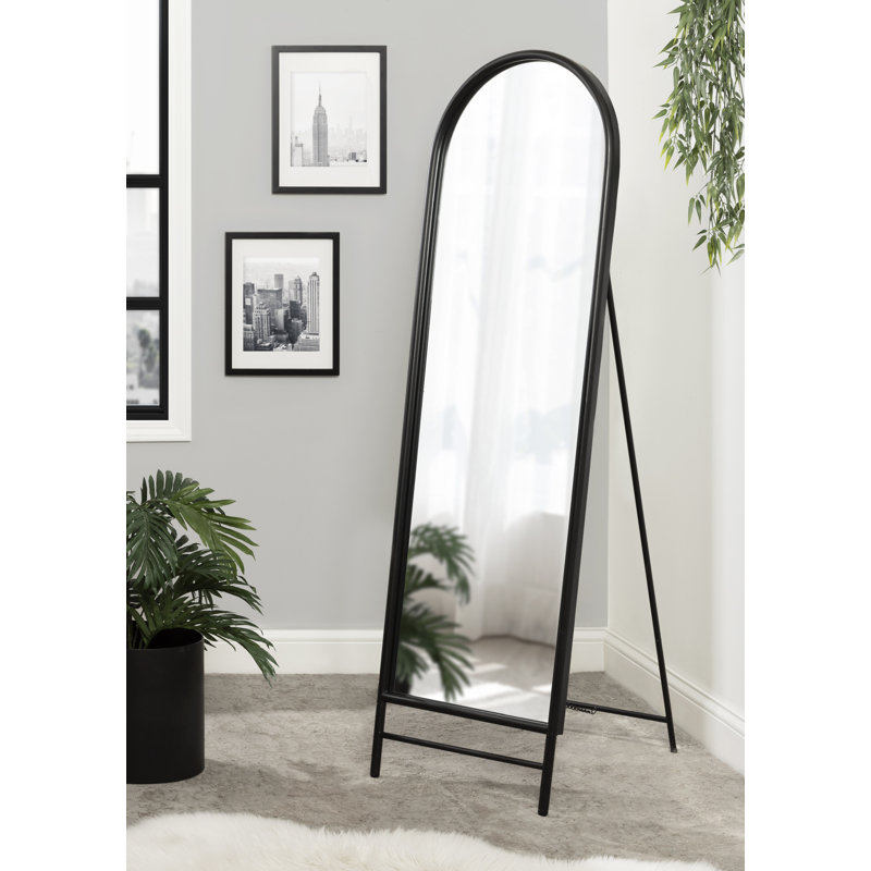 Miroir pleine grandeur Karlo, Noir