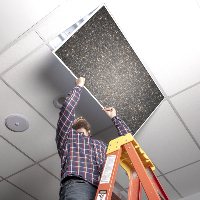 Octo Lights - Fluorescent Light Covers - Flexible Decorative Light Diffuser Panels - Astronomy - For Classrooms And Offices - Astronomy 015
