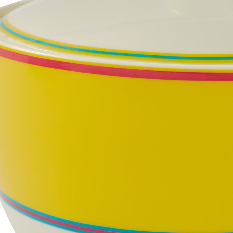 12 oz sucre couvert en rose, Jaune