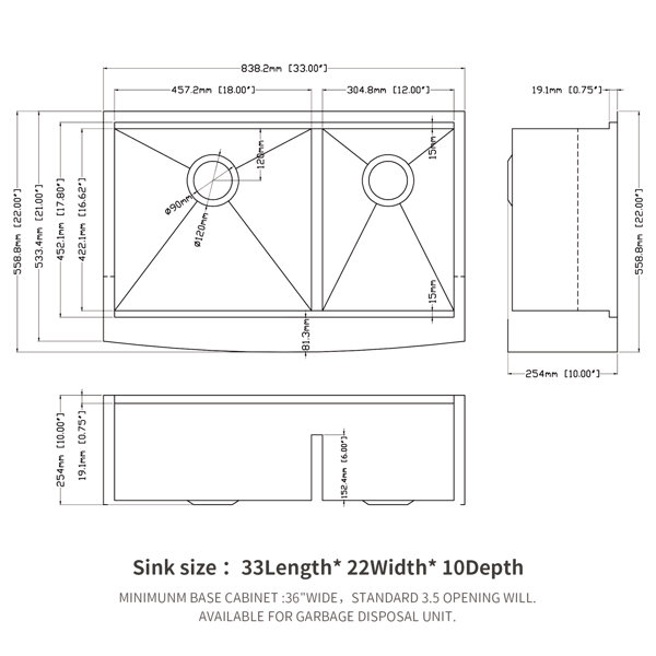 Dimensions du produit