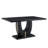 Rectangular Dining Table, Modern Table with U-Shaped Base-116307348-119328130