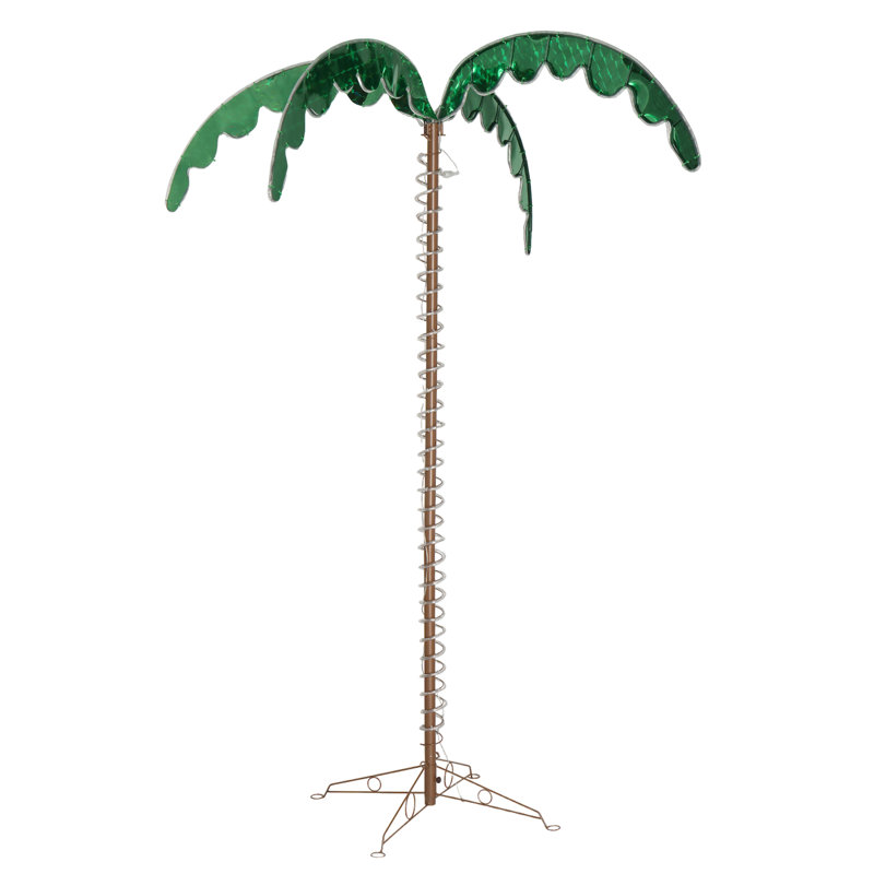 Jaal, arbres et branches éclairés, H 84 po x L 70,87 po x P 70,87 po