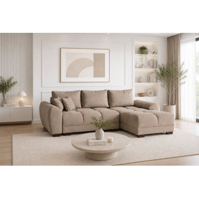 4 Seater Fabric Sofa Bed