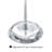 12" Diameter Single Bowl Floor Display