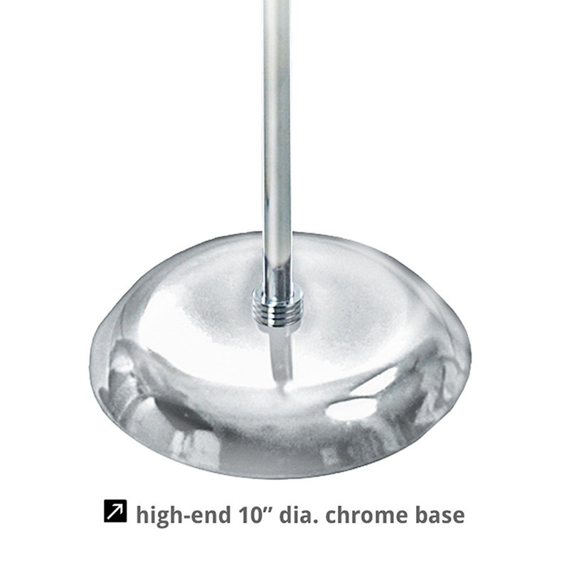 Clear Polycarbonate Extra Large Round Floor Display Bin